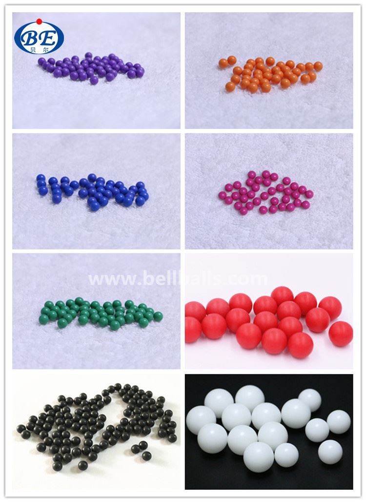 Colored plastic balls 