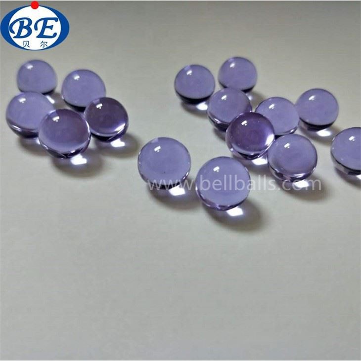 Clear Purple Glass Balls