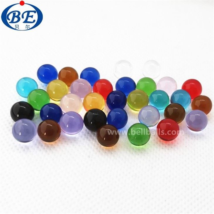 Clear Purple Glass Balls