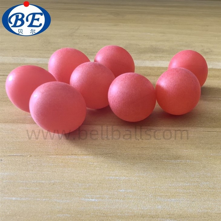 20mm Polished Red Hollow Plastic Balls